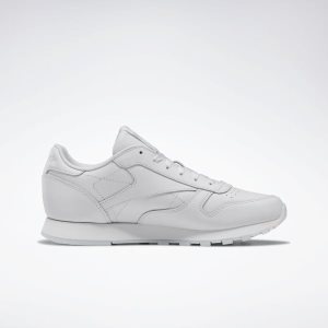 Adidasy Damskie Reebok Classic Leather Białe PL 03AOWVH